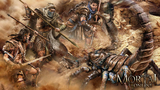 A group of Wardaki finishing off a charmed Akrep.