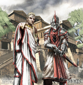 A Tindremene Patrician and Lictor.